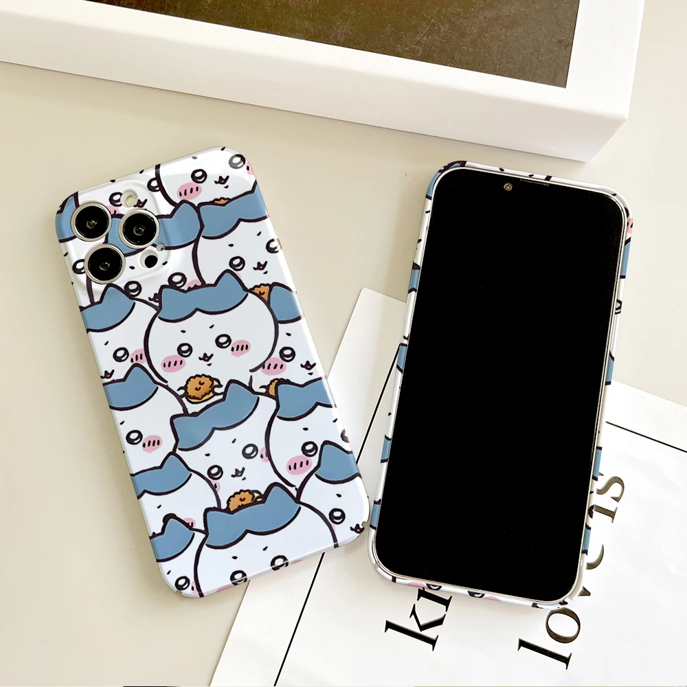 Фото Милый мультяшный аниме-чехол для телефона Samsung S 24 25 23 22 Ultra Plus A 04E 5G HD Hard Cover Film Shell C-ChiikawaS №2
