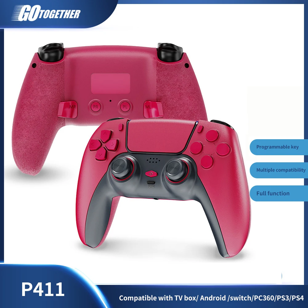 

Беспроводной контроллер с вибрацией для PS4/PS3/ПК/Switch