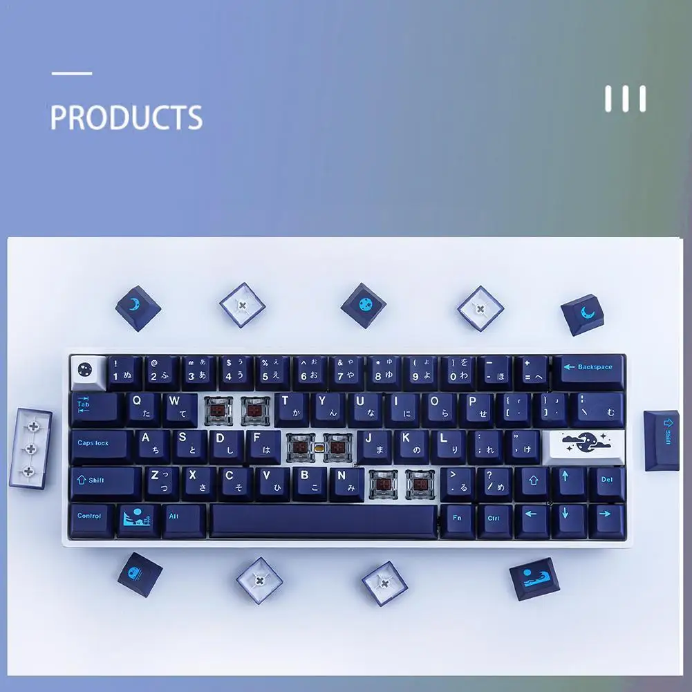 

Новинка 129 S колпачки Полный комплект с Pbt анти-смазка стандартные колпачки для профилей Great Feel механический Boa R0b3