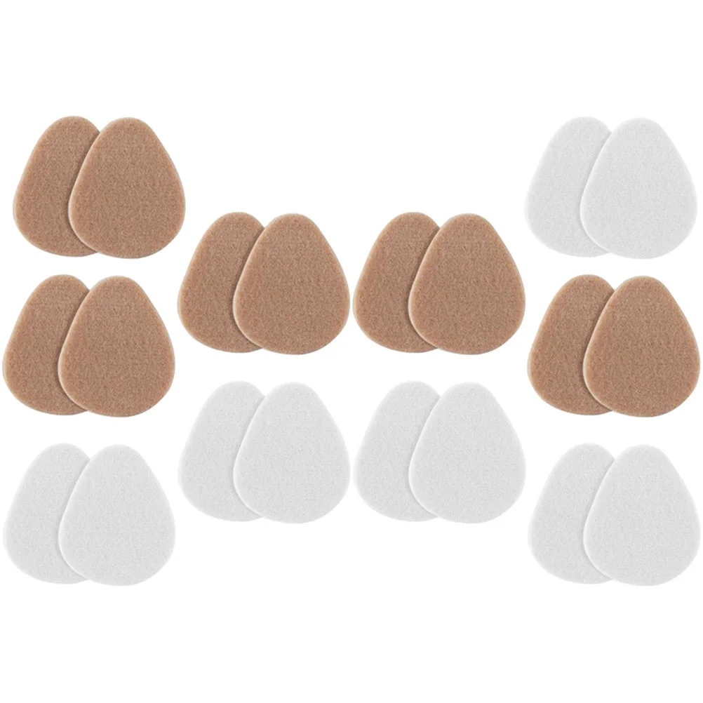 

10 Pairs Heels Women Forefoot Pad Pads Reusable High Cushions Shoes Supplies Felt Front Miss