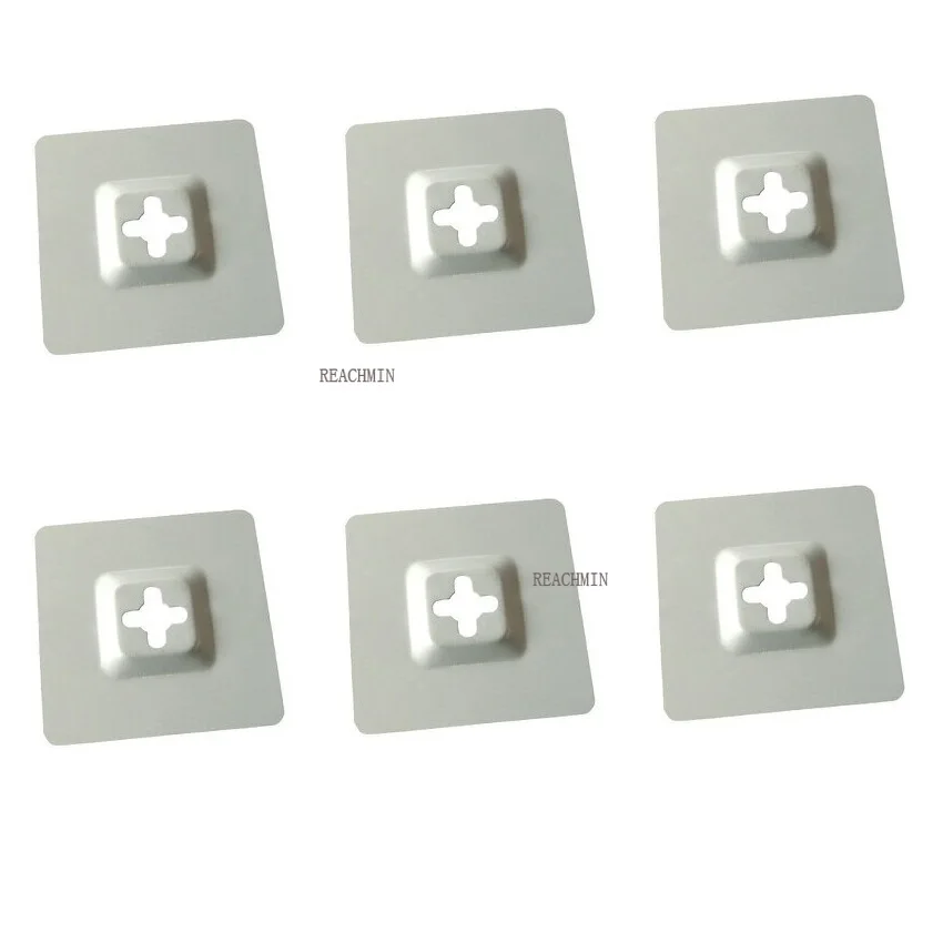 

50Pcs/Lot Square Steel Frameless Glass Mirror Keyhole Sparrowtail Hanger Wall Hangers Hanging Clip Plate Gluing Sticking