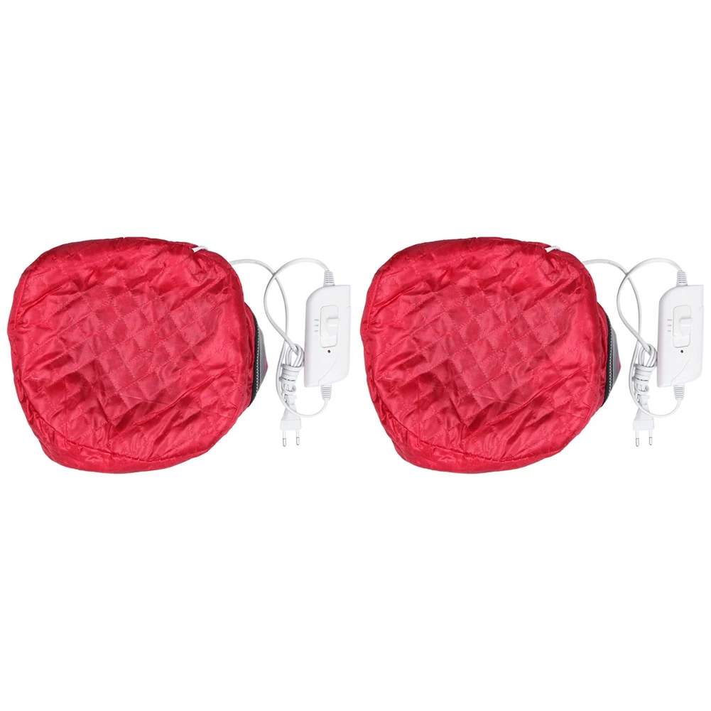 

2X Hair Mask Thermal Heating Temperature Controlling AC100-240V All Types Electric Hair Steamer Eu Plug