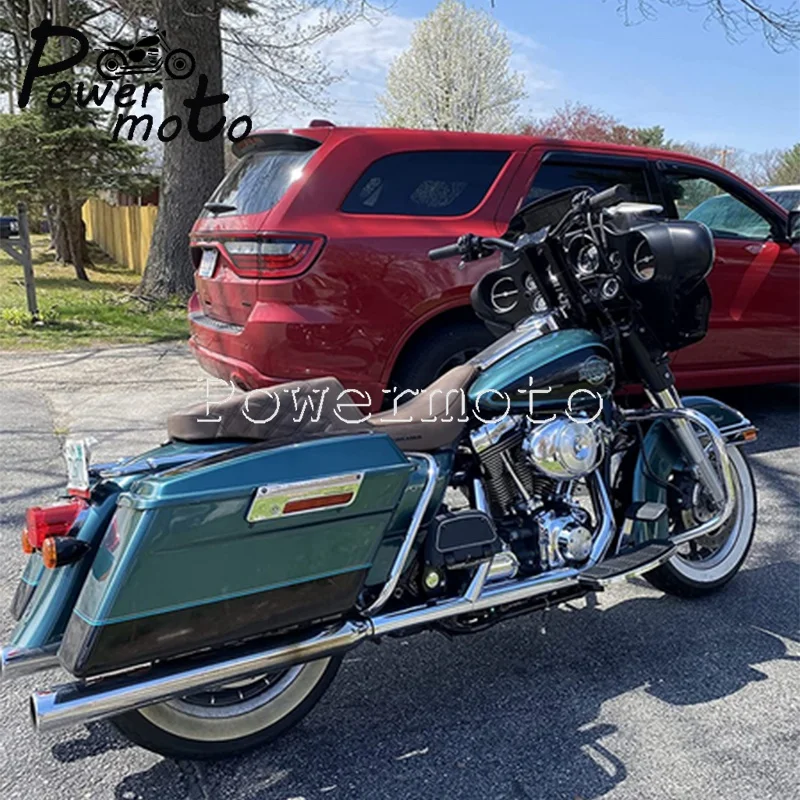 Мотоциклетные стойки руля 25 мм 4 &quot-14&quot прямой зажим для ручки Harley Touring Dyna Softail