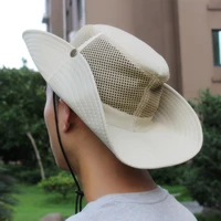 camping fishing hat outdoor fisherman hat mountaineering sun hat with net cap camping equipment outdoor accessories gift new