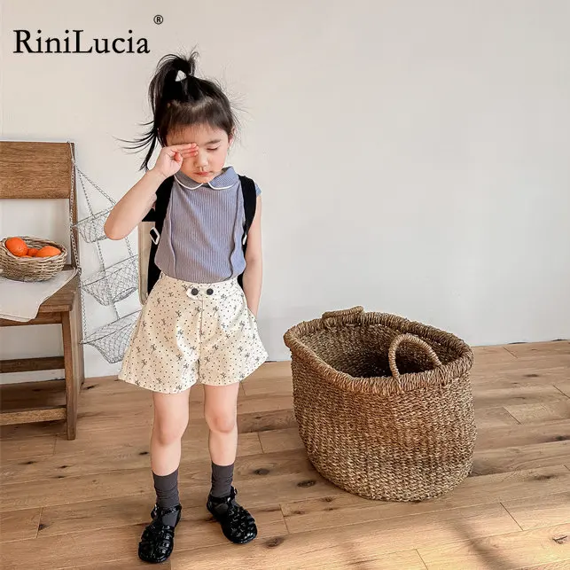 

Girls Boys Shorts Summer Baby Girl Clothes Children's Print Dot Loose Short Pants Kids Shorts Unisex Straight Shorts