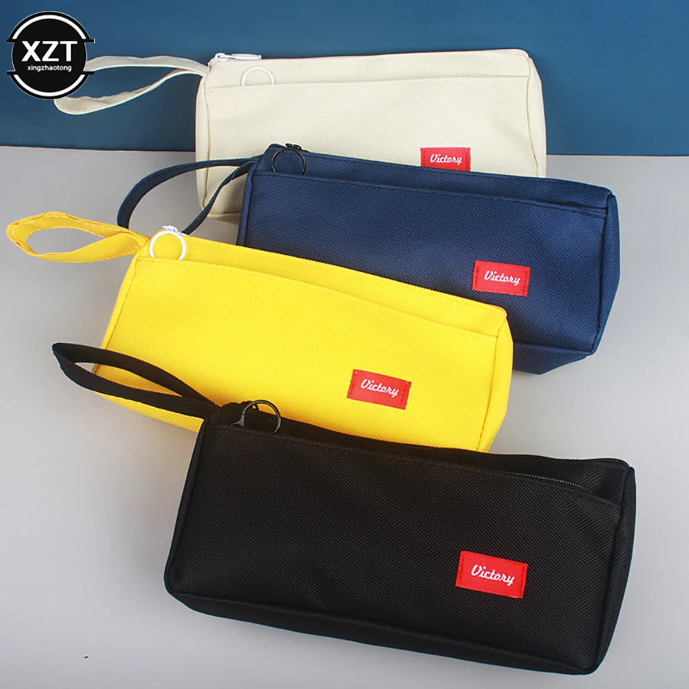 

Pencil Case Black Estuche School Supplies Pencil Pouch Trousse Scolaire Stationery Estuche Escolar Piornik School Pencil Cases