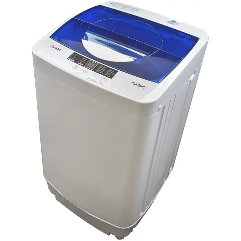 

1.34 cu.ft Compact Portable Top Load Cloth Washing Machine in Gray, Electric Washer 10 lbs Capacity, 10 Wash Programs,