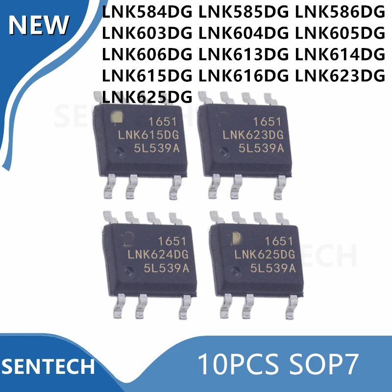 10 шт. LNK584DG LNK585DG LNK586DG LNK603DG LNK604DG LNK605DG LNK606DG LNK613DG LNK614DG LNK615DG LNK616DG LNK623DG LNK625DG SOP7