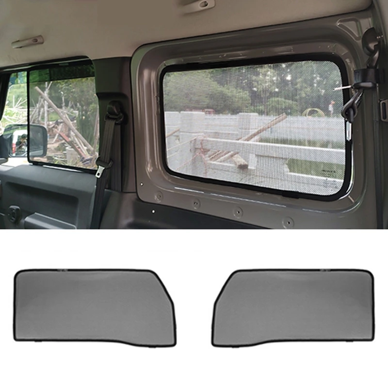

Front Window Sunshade Cover, for Suzuki Jimny JB64 JB74 2019 2020 Interior Anti-Sai Anti-Insect Net Gauze Curtain