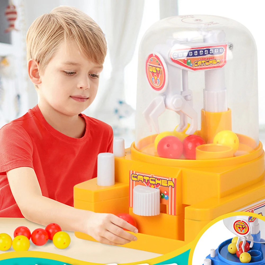 Детский мини-захват Ловец шаров игрушка ручная аркадная машина коготь веселая
