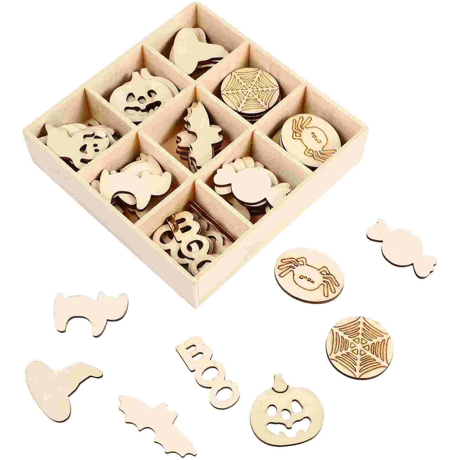 Ciieeo Хэллоуин искусственная кожа Незаконченный призрак тыква паук вырезы летучая