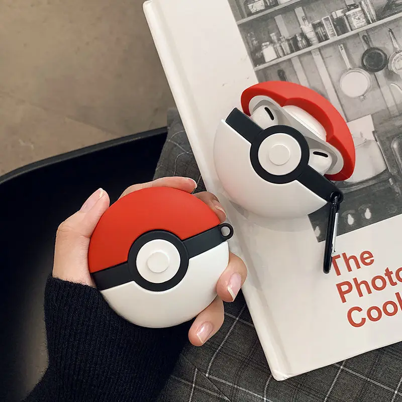 

Bandai Pokemon Ball Earphone Case for Apple AirPods Pro Cartoon Bluetooth-compatible Wireless Headset Cover for AirPods 1 2 3