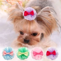 fashion hairpin accessories supplies pet pet headdress hair decoration dog hair clip bowknot
