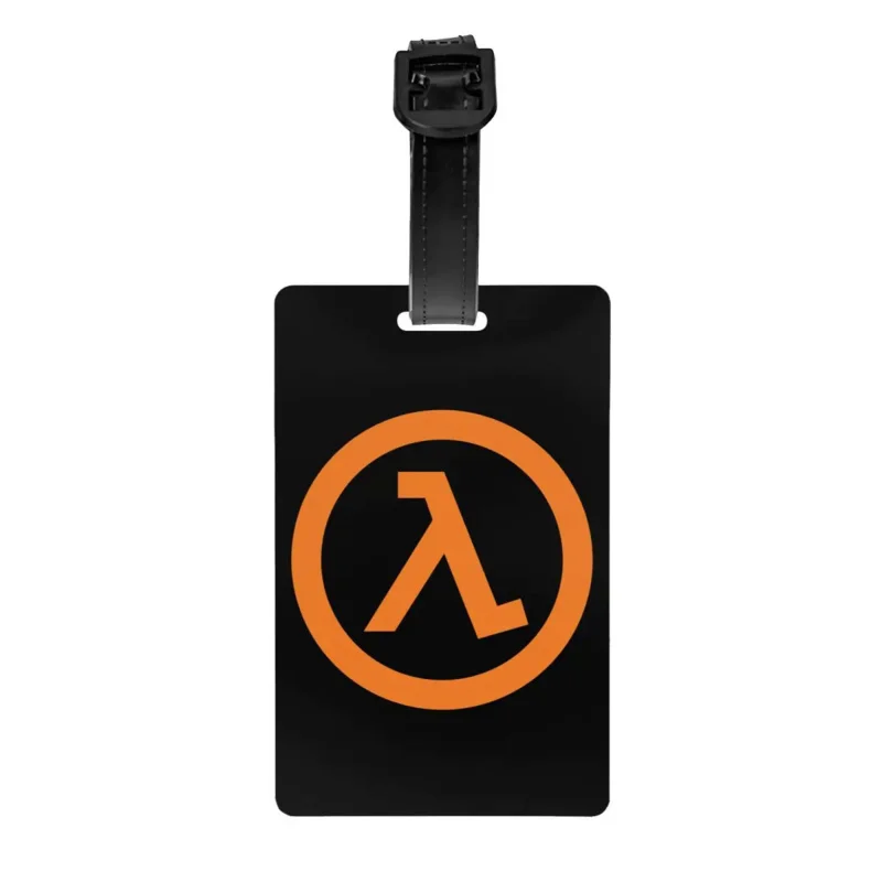 

Популярная игра Half Life Lambda багажная бирка с логотипом дорожная сумка чемодан чехол для личной безопасности ID этикетка