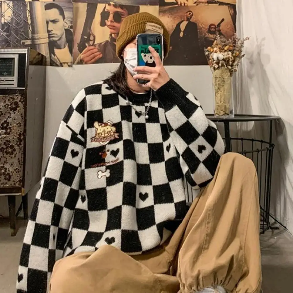 Свитер Sanrioed с героями мультфильмов Cinnamoroll аниме Kawaii My Melody весенне-зимние вязаные