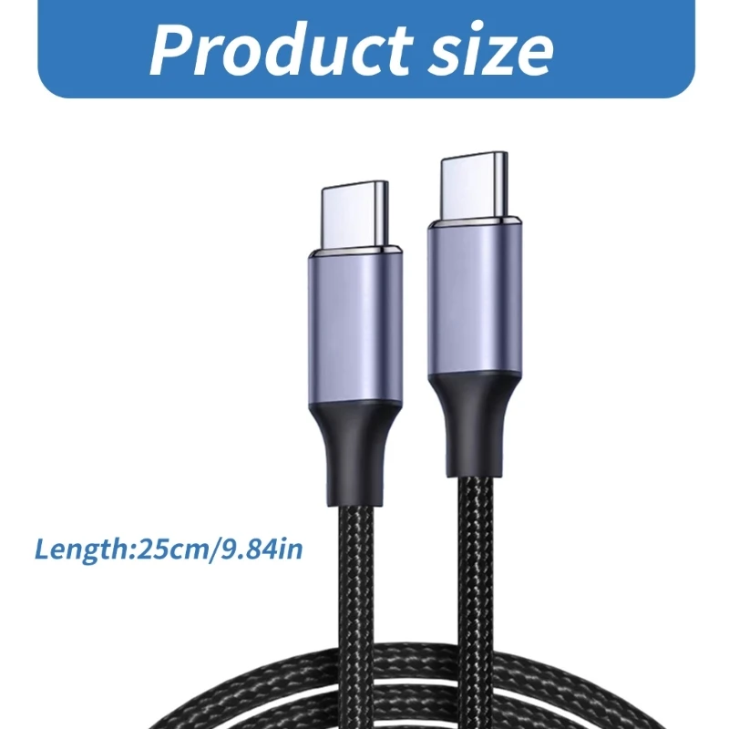 Высокоскоростной кабель 100 Вт 25 см