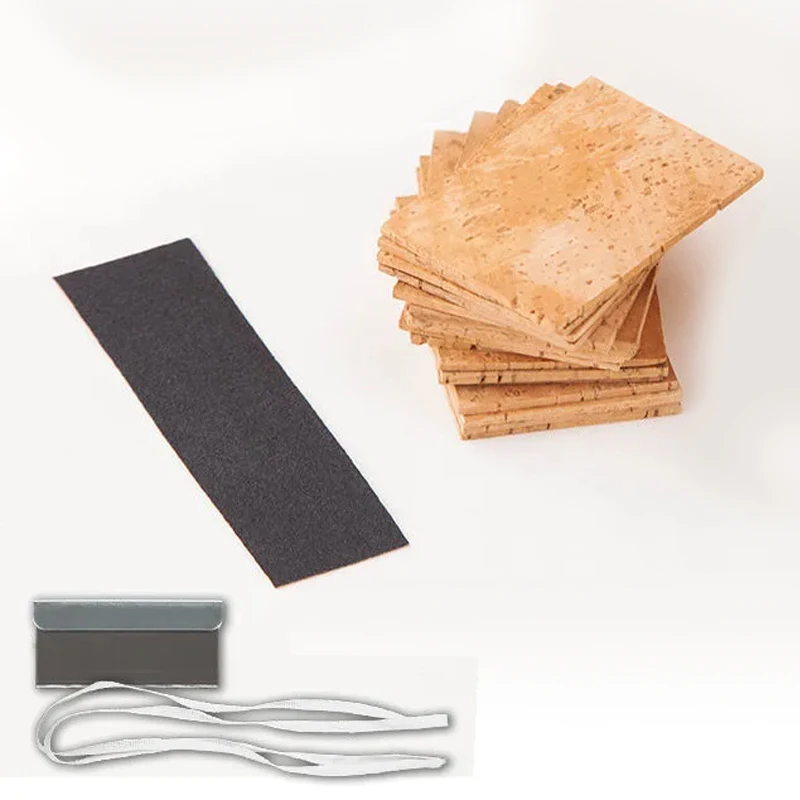 

Imported soprano/tenor/alto saxophone bend neck cork chip interface mouthpiece cork strip delivery set glue/rope/sandpaper/knife
