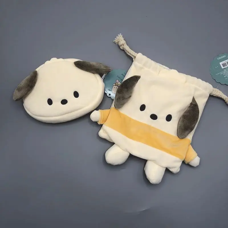 

Милый Sanrios Hellokittys полачко MyMelody мягкая плюшевая сумка мультяшная сумка на шнурке карман для хранения Кошелек для монет игрушки подарок