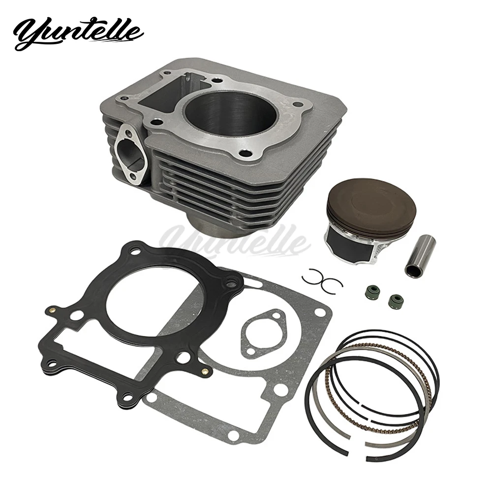 Фото Комплект цилиндров 77 мм для ZongShen CPS350, Bouser T4, Italika Vortx 250, Blackbird 250, CB250F, аксессуары для мотоциклов, поршневые кольца №3