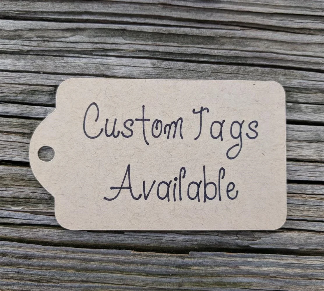 

50PCS Custom Tags for Favors, Wedding Tag, Product Tag, Gift Tag, Favor Tag, Luggage Tag, Kraft Tag