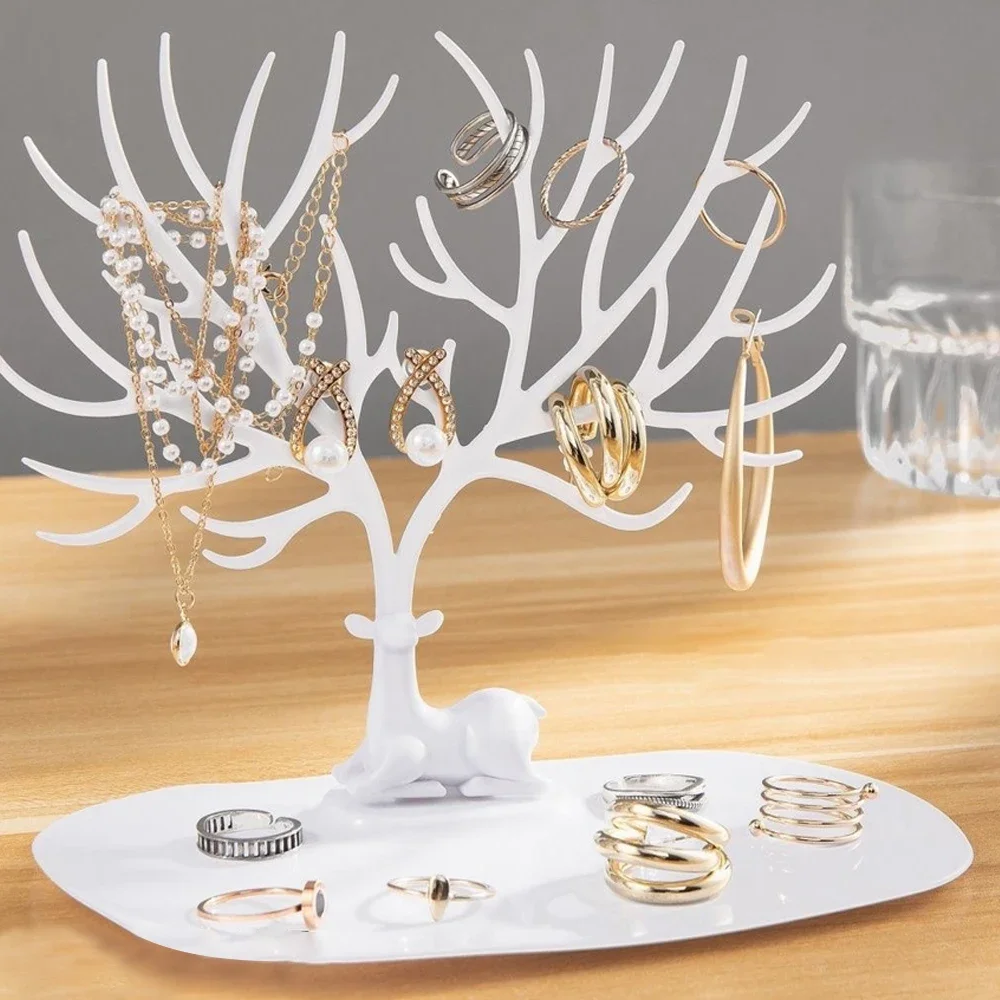 Креативный Настенный Органайзер Для Хранения Ювелирных Изделий - Серьги С Рогами