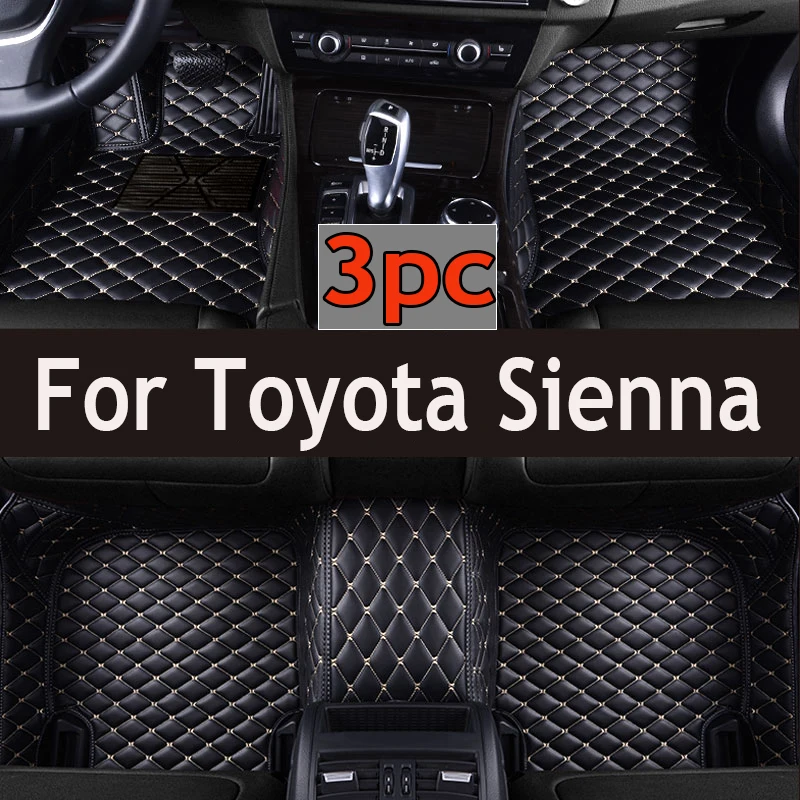 

Автомобильные коврики для Toyota Sienna (семь сидений) 2005 2006 2007 2008, индивидуальные автомобильные подкладки для ног, аксессуары для крышки