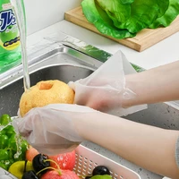 100pcs disposable tpe clear gloves food eco friendly gloves for kitchen cooking industrial restaurant cleaning gloves