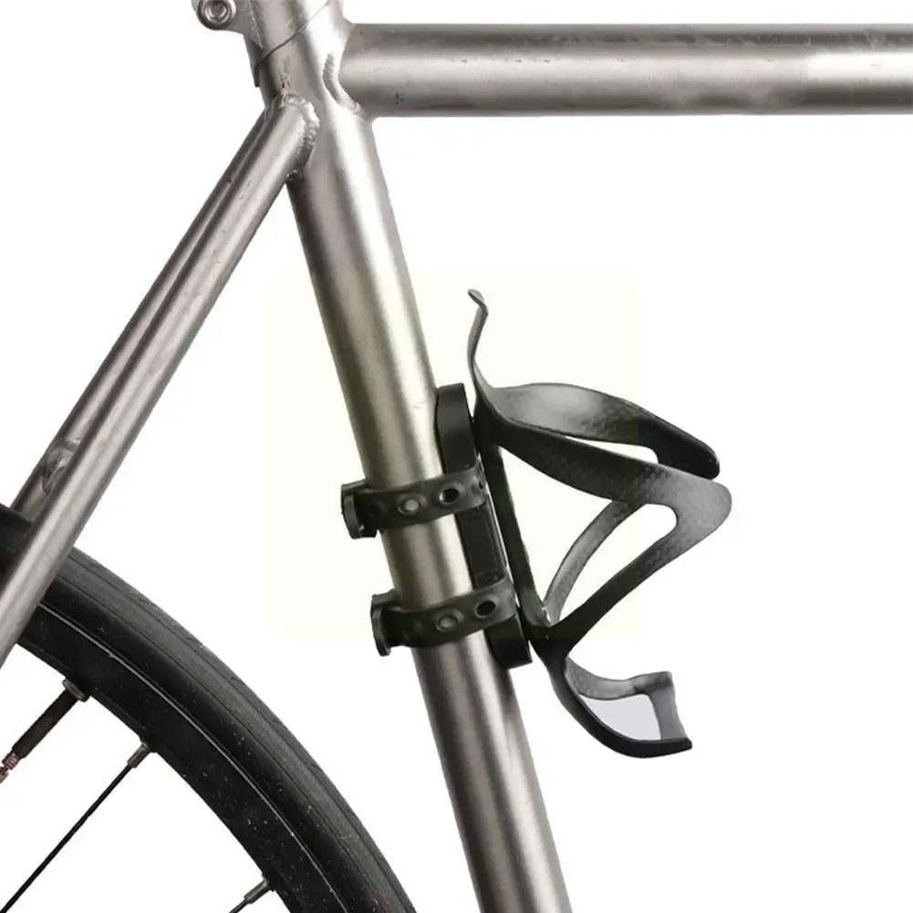 

Mountain Bike Bottle Cage Conversion Portable Alloy Holder Adapter Bottle Riding Drill Accessories D9q9