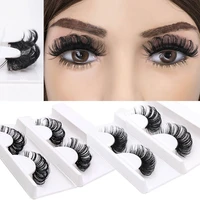 dd curl 8 20mm false eyelashes russian volumes 3d fluffy mink lashes reusable fake lashes russia lashes extensions faux cils
