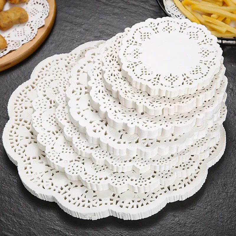 150pcs Paper Packaging Wrap Wedding For Mat Crafts Doilies