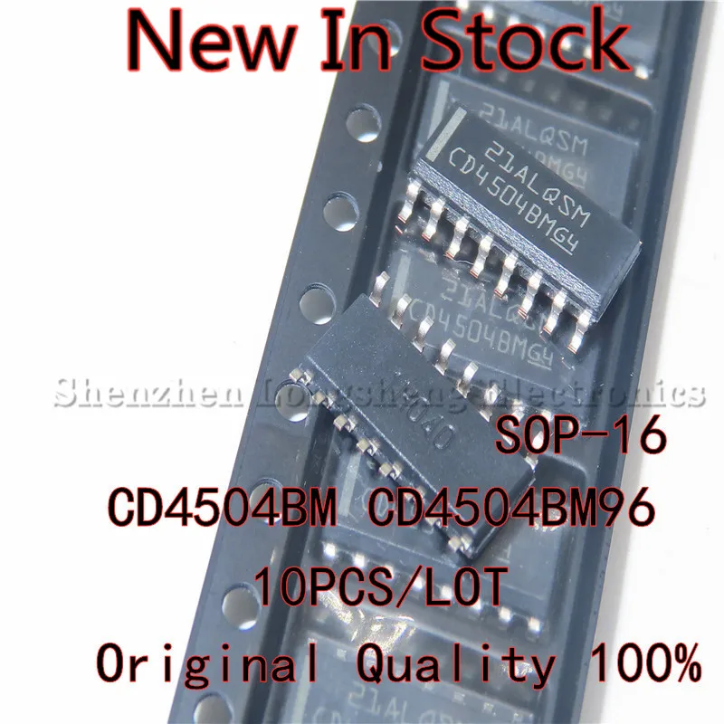 

10PCS/LOT CD4504BM CD4504BM96 CD4504 SOP-16 patch voltage level converter chip New In Stock