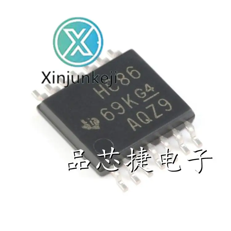 

10 шт., оригинальный новый Шелковый экран SN74HC86PWR HC86 TSSOP14 XOR