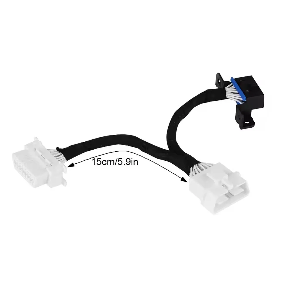 Фото НОВЫЙ DIY OBD 2 YSplitter OBDII OBD 2 1 TO 2 Y Кабель Женский 16-контактный разветвитель Удлинитель Авто Автомобильный разъем Удлинительный кабель Адаптер №4