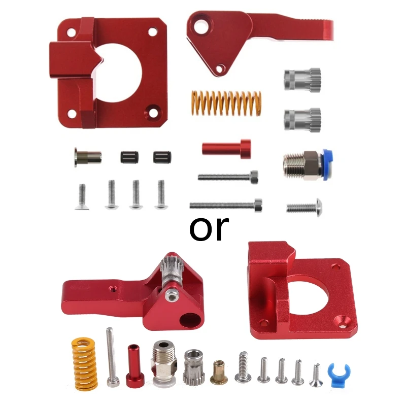 Обновленный двухступенчатый экструдер для 3D принтера MK8 с двойным драйвером