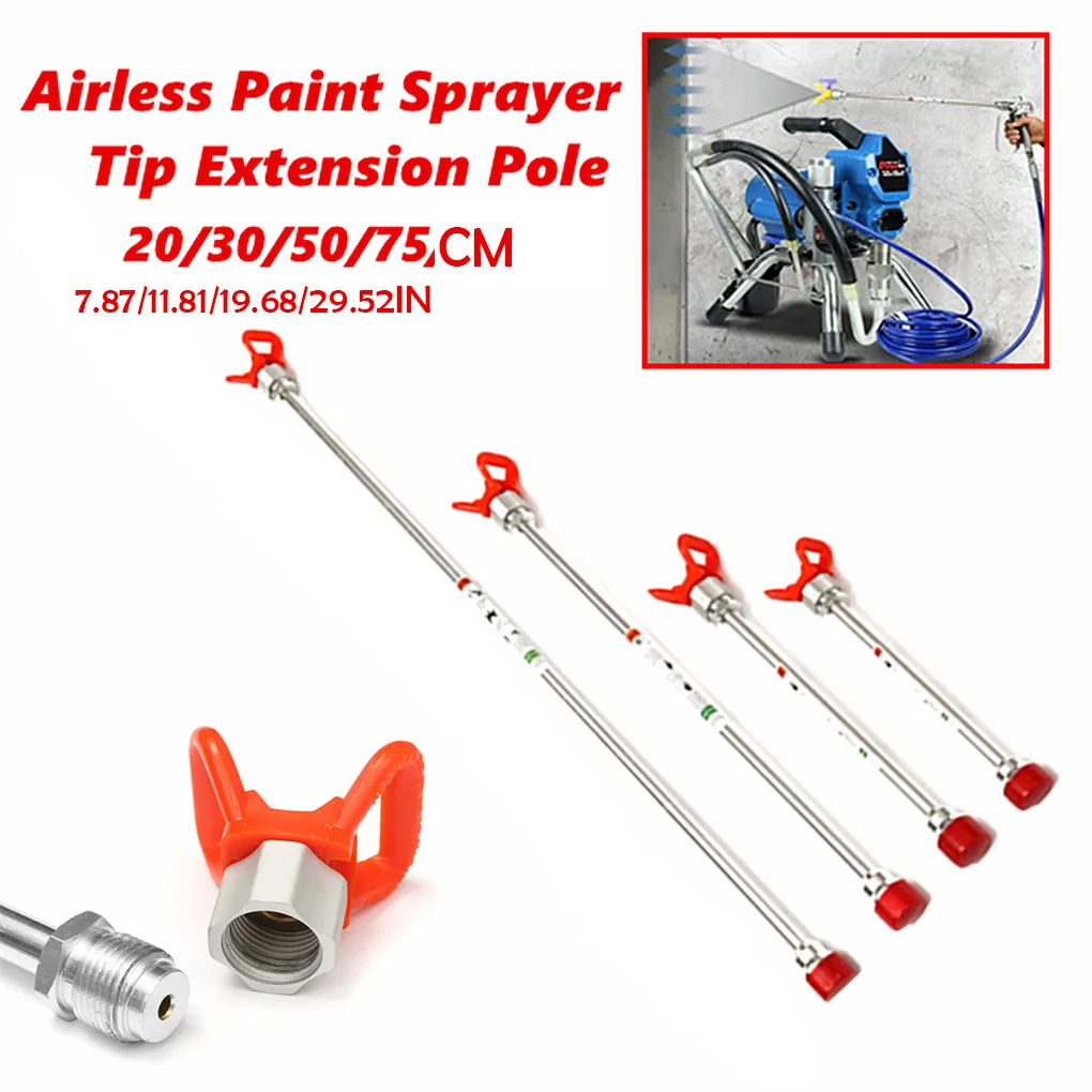 

Extension Rod Lightweight Airless Paint Spray Tool High Strength Extension Pole with Nozzle Power Tool Accessories 50cm