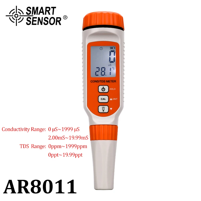 

SMART SENSOR Цифровой измеритель качества воды AR8011