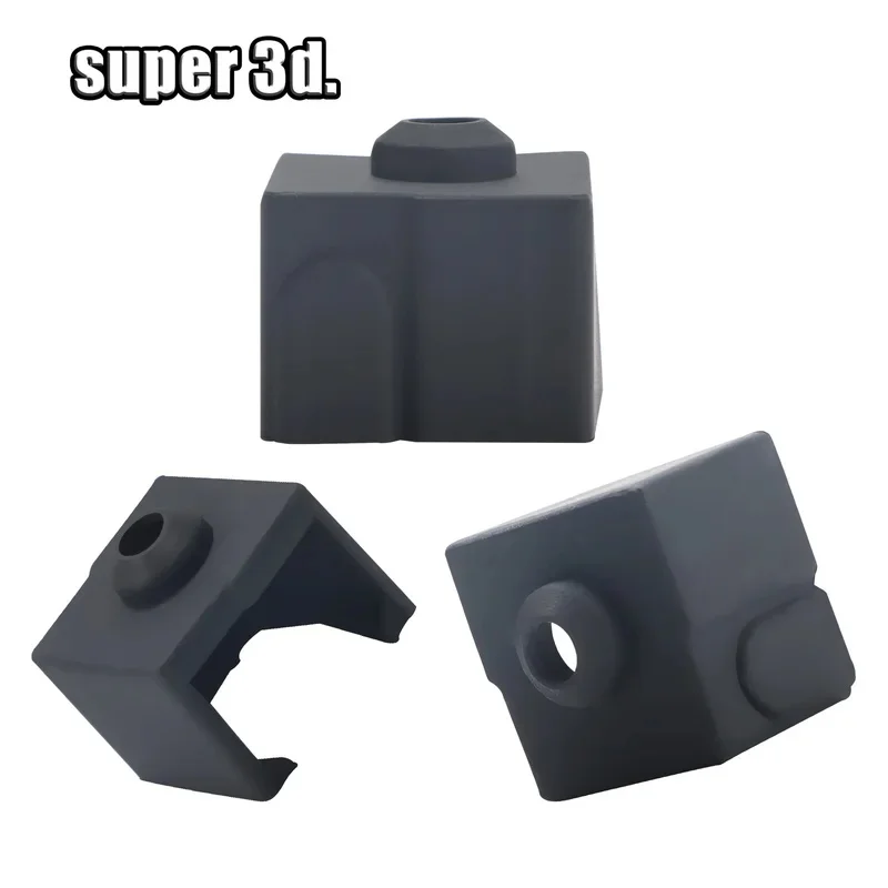 Фото Для Creality Ender3 V3 SE: Набор силиконовых чехлов для плотного прилегания к нагревательному блоку, устойчивых к высоким температурам, запчасти для 3D-принтера. №4