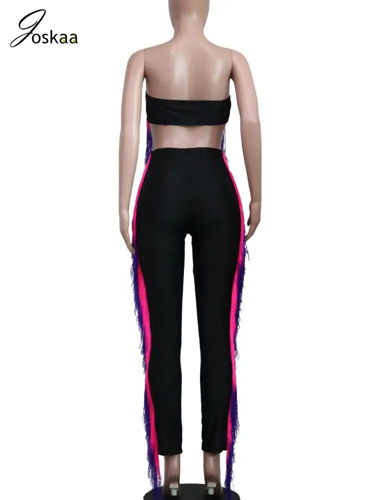 Комплект из 2 предметов Joskaa с градиентными кисточками женские сексуальные