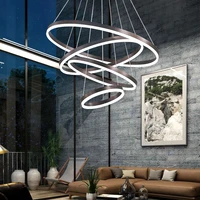 nordic light luxury living room led chandelier modern bedroom dining pendant lights simple art bar hanging lamps round fixtures