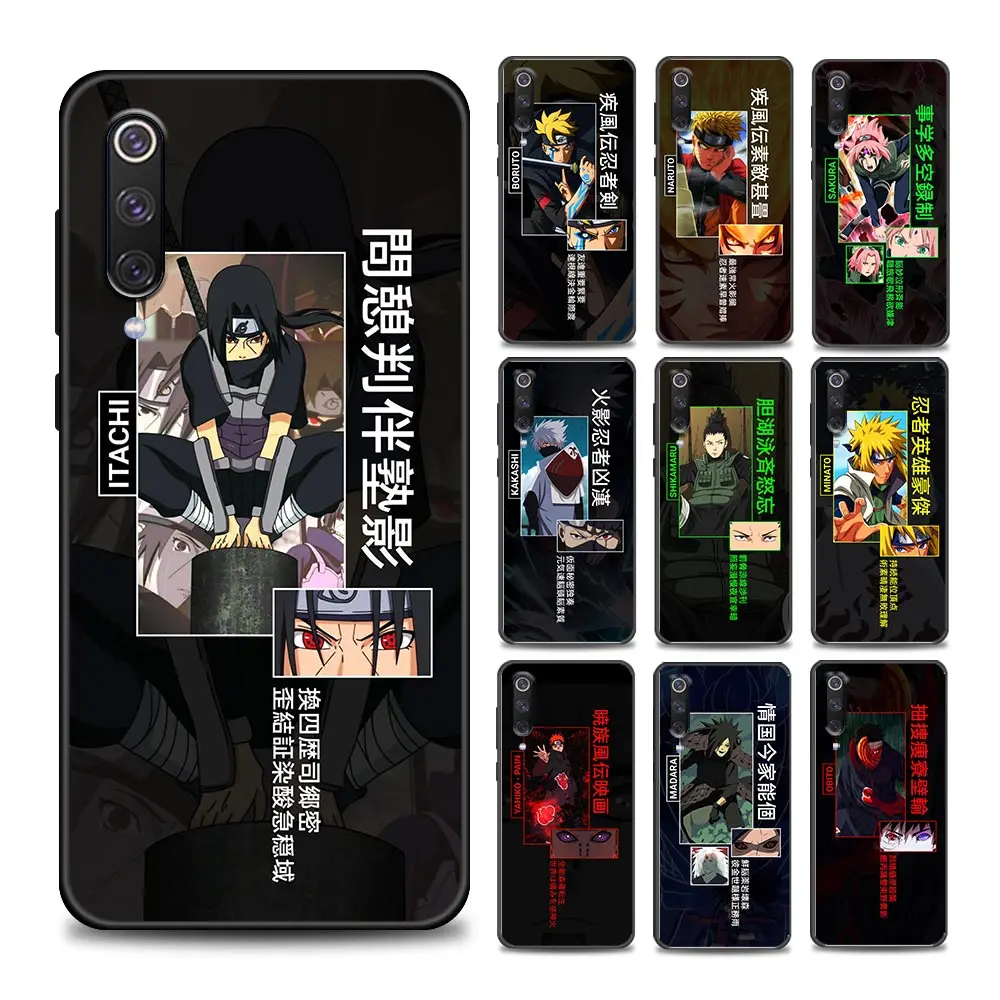 

Pain Anime Naruto Kakashi Sakura Phone Case for Xiaomi Mi 9 9T Pro SE Mi 10T 10S Mi A2 Lite CC9 Pro Note 10 Pro 5G Soft Silicone