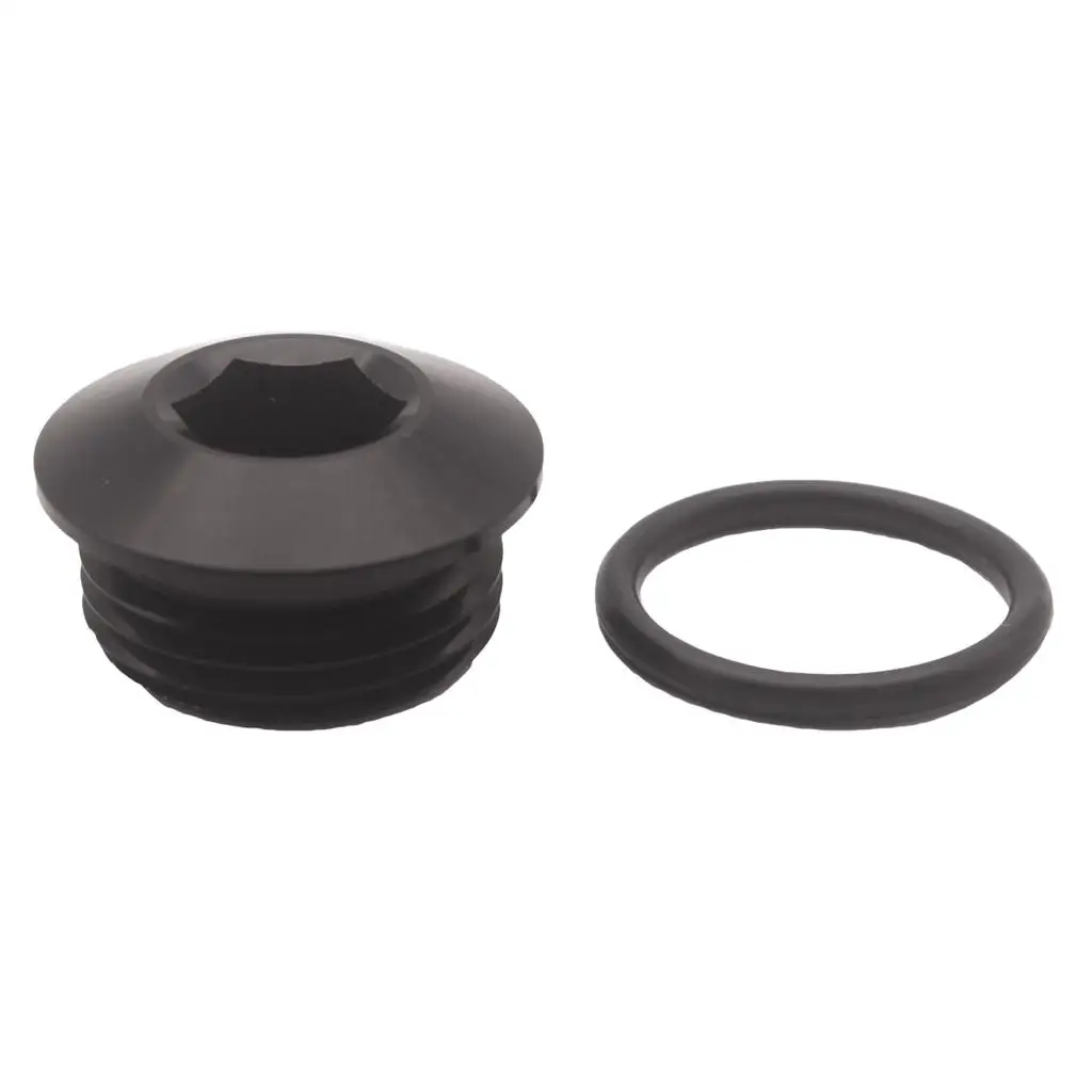 

Alloy Anodized 12 AN 12 -AN ORB Plug With O Ring Spherical Socket Black