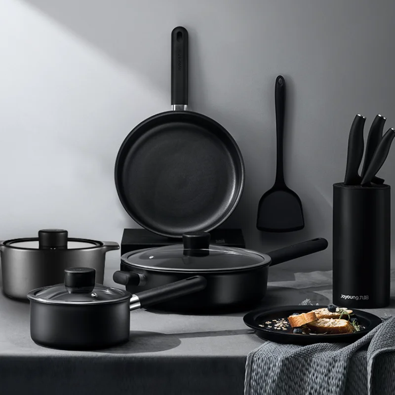 

Набор кухонных кастрюль для приготовления пищи, антипригарная горячая жаровня, набор кухонной посуды, кастрюля, игра из панели, бытовая техника