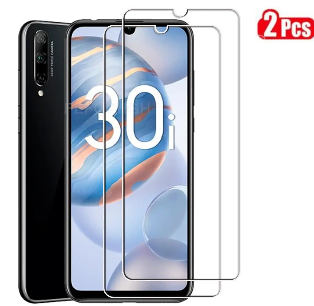 Защитное закаленное стекло HD для Huawei Honor 30i LRA-LX1 6,3 дюйма 2020 Honor30i, защита экрана, защитная пленка