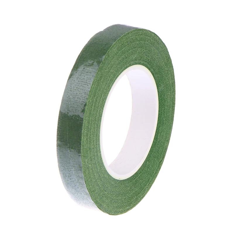 

1 Roll 30M Self-adhesive Green Paper Tape Grafting Film Floral Stem for Garland Wreaths DIY Craft Artificial Silk Flower