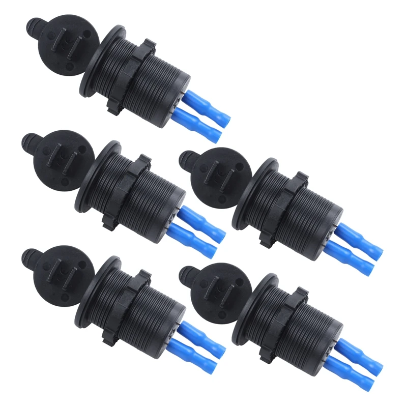 

5X 12V-24V Car Vehicle Waterproof 5V 2.1A + 2.1A Dual USB Power Sockets Outlet