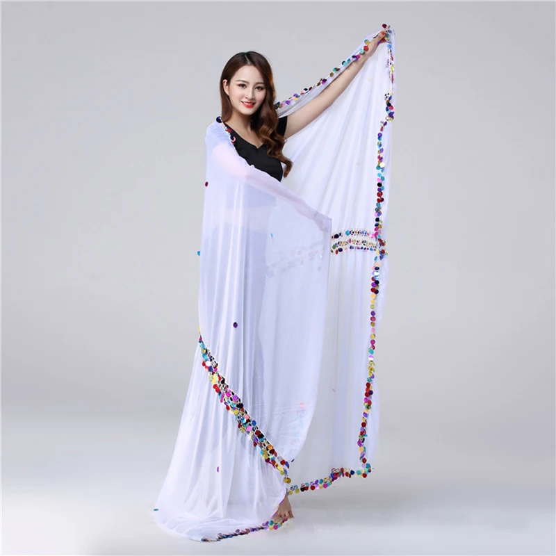 Шарф для танца живота Малайя с блестками