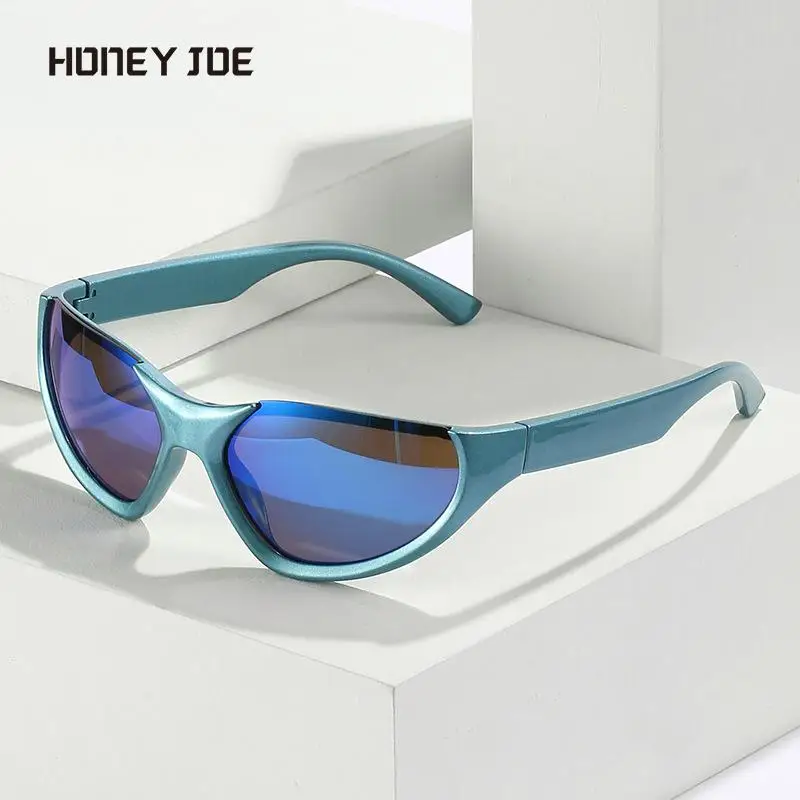 

Brand Designer Steampunk Sunglasses Woman Men Retro Mirror Sun Glasses Female Outdoor Sports Black Shades Vintage Drive Eyewear
