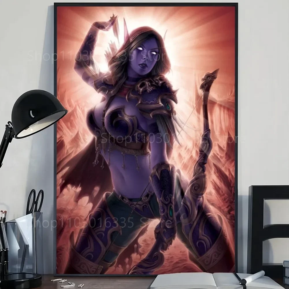 Игровой мир популярный из Warcraft игровой постер печать на бумаге домашняя гостиная