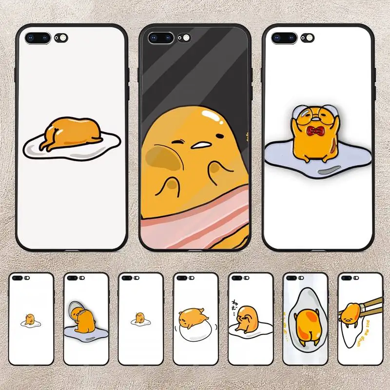 

Cute Lovely Lazy Egg Phone Case For Huawei Y5 Y62019 Y52018 Y92019 Luxury Funda Case For 9prime2019