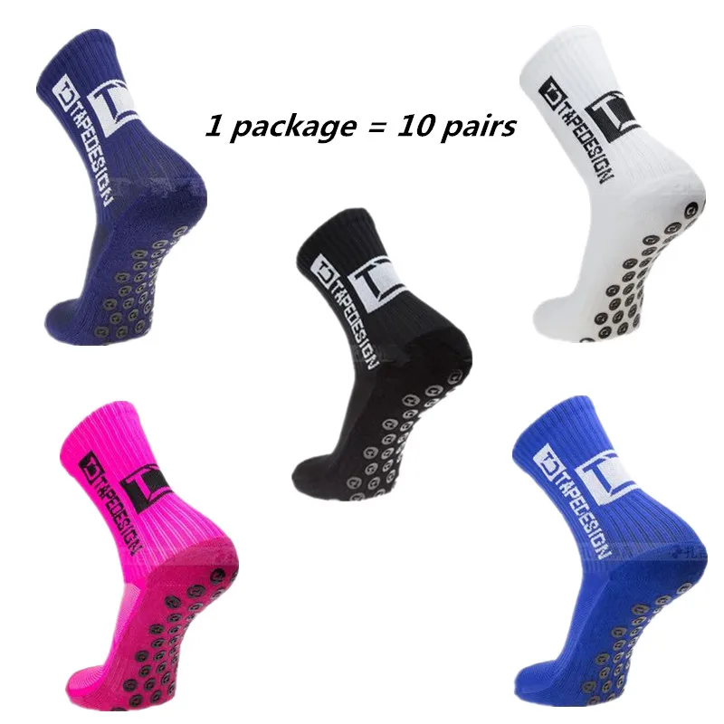 10 pairs   Free shipping New Men Anti-Slip Football Socks High Quality Soft Breathable Thickened Sports Running Cycling socks